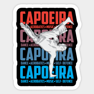 Brazilian Capoeira Dance Self-Defence Sports Sticker